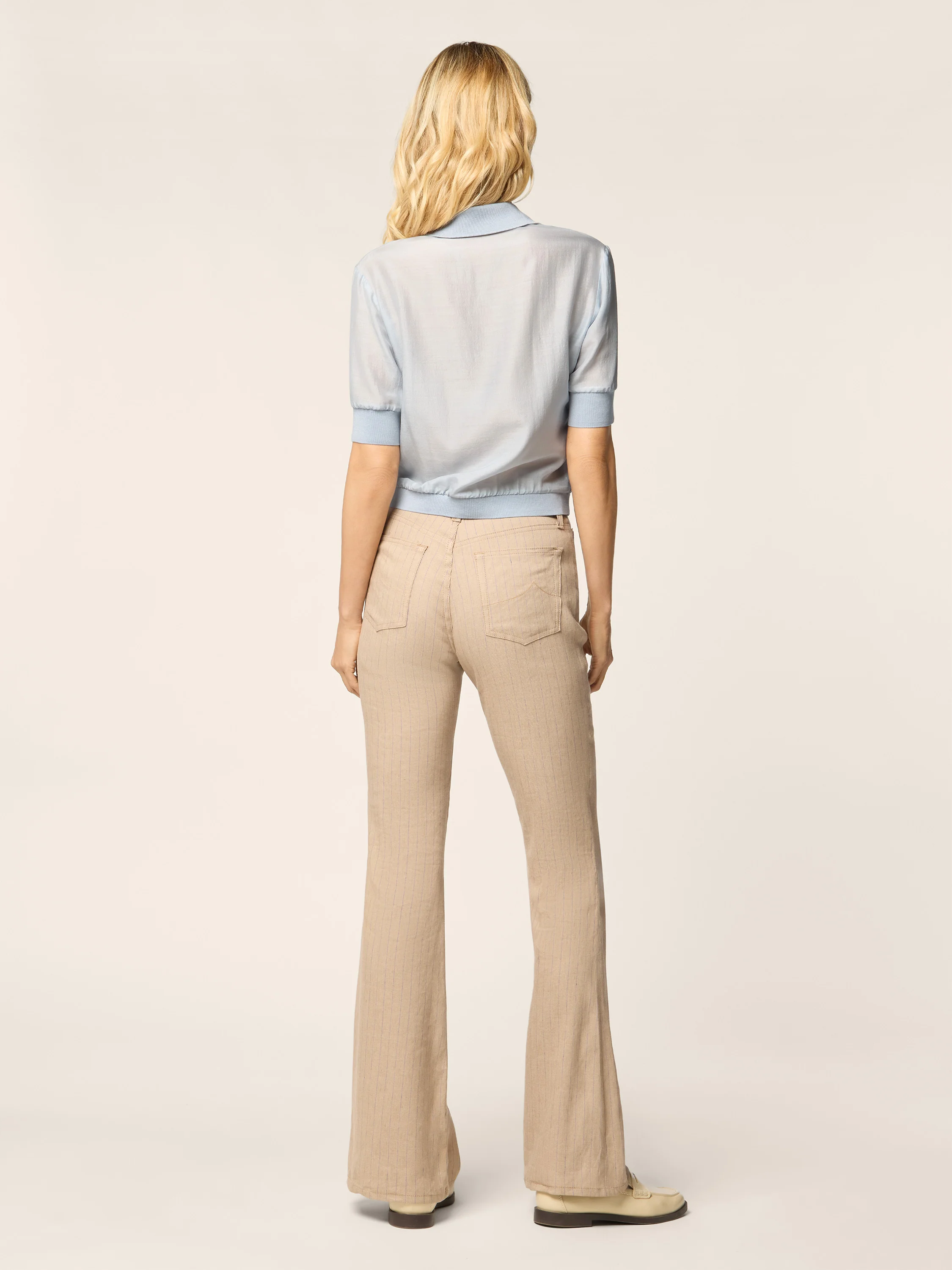 Wool and Silk Chiffon Polo - Image 3