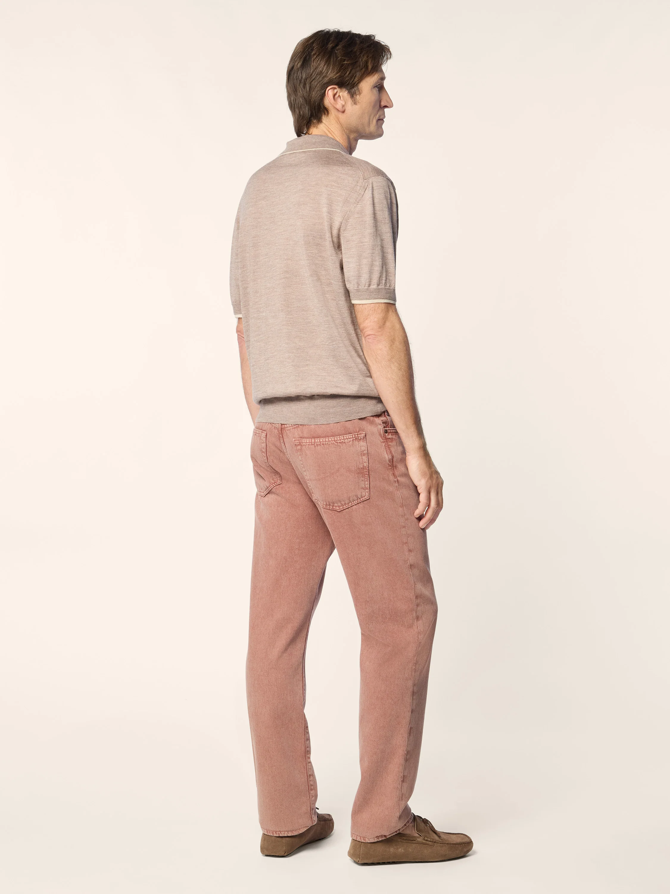 Edo - Pants in Cotton Bull Fabric - Image 4