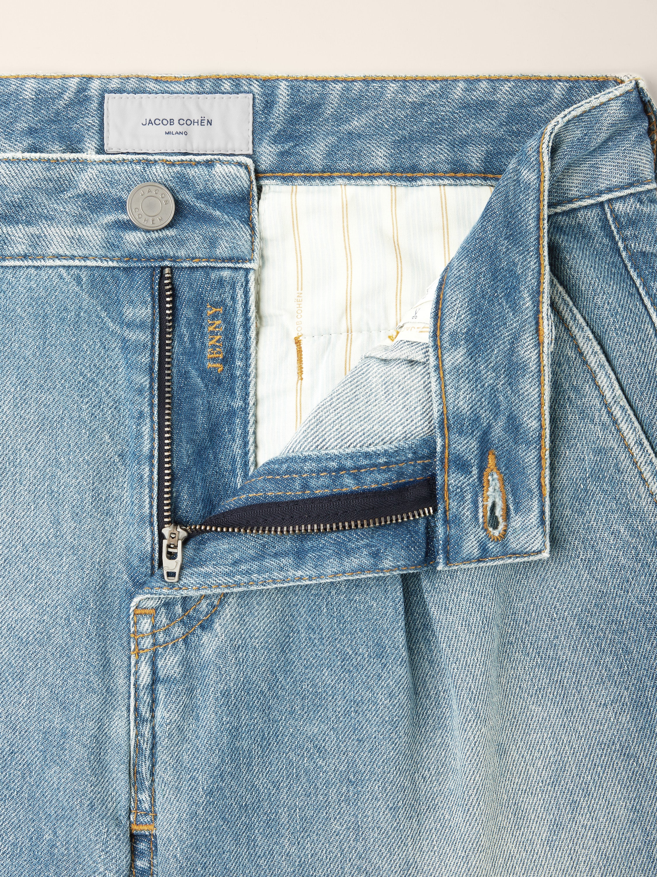 Jenny – Cotton-Lyocell Denim Shorts - Image 3